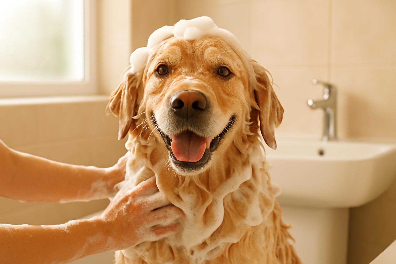 Organic dog shampoo